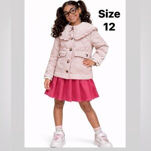 Quilted Pink Jacket Size 12 (150)